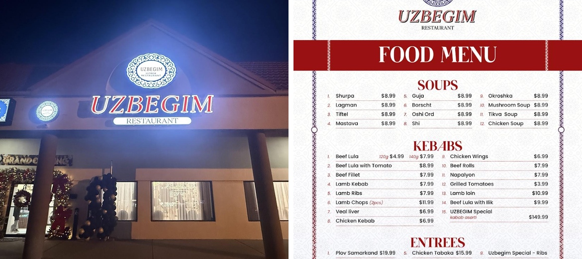 UZBEGIM RESTAURANT