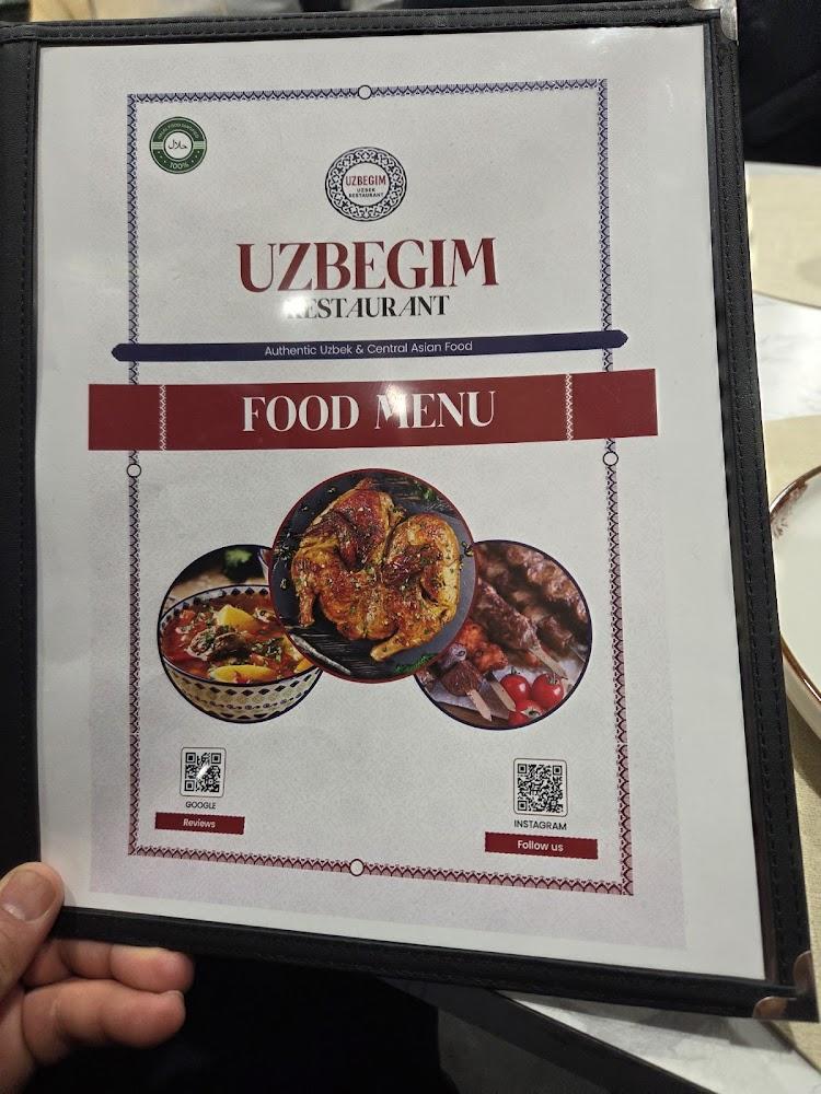 UZBEGIM RESTAURANT Menu image 3